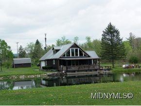 Custom Chalet Overlooks Pond