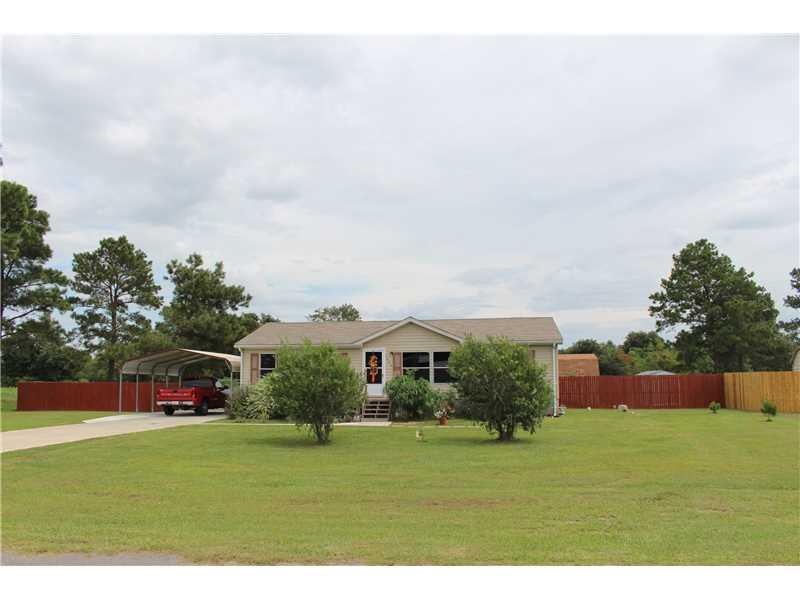 Exterior Front. Double wide on largest lot in the 