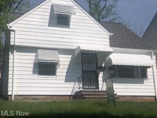 Front view of dwelling