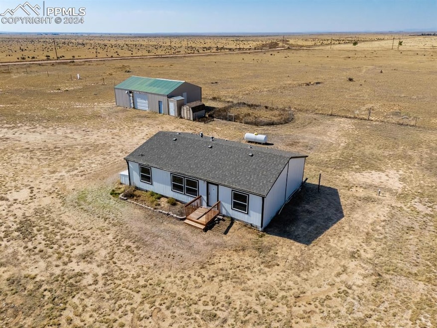 Aerial view featuring a rural view