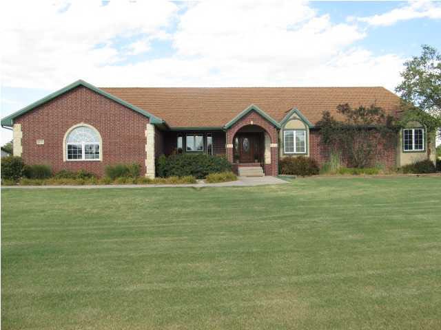 Large landscape front yard of home!