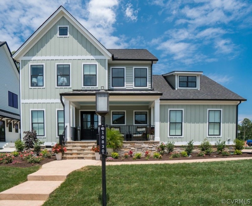 Photo is of the Olivia Model Home in River Mill. N