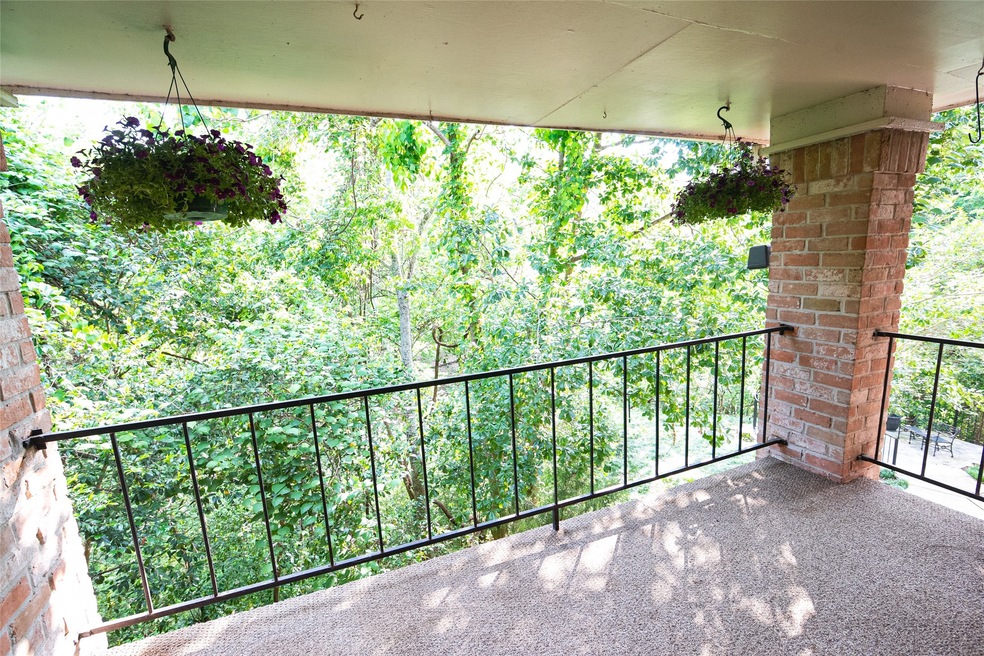Tranquil balcony with peaceful views and soothing