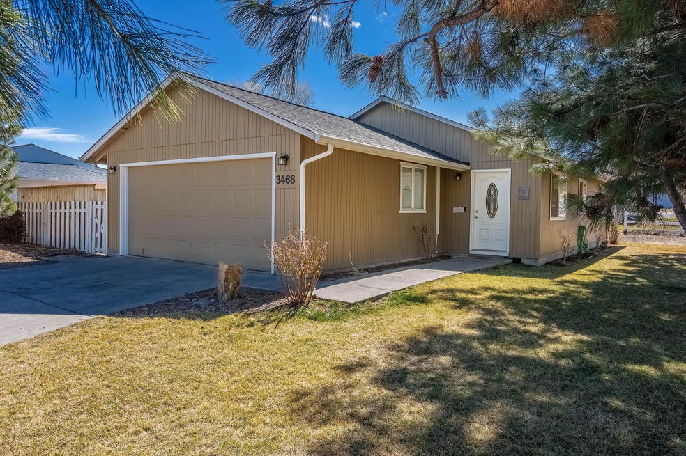 Front view of home - corner lot