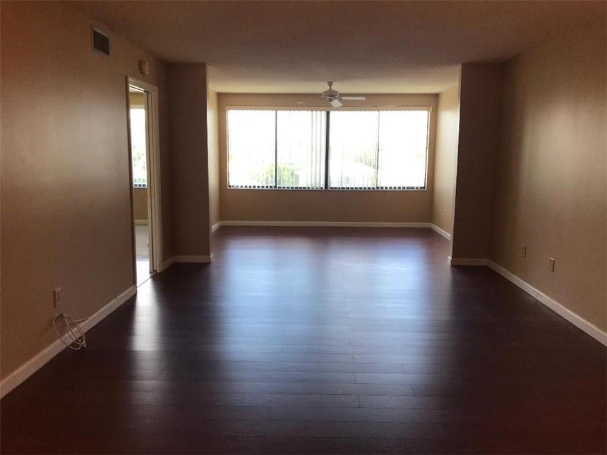 Large living area w/incredible view & lovely new floor
