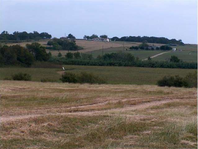 A zoomed view from one good home site near the top