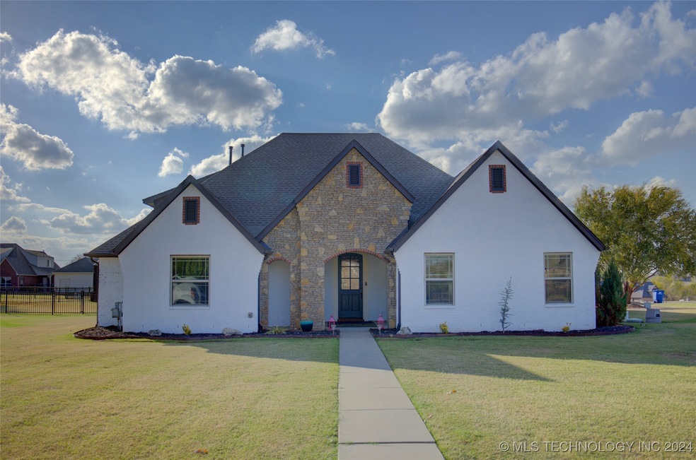 This gorgeous home sits on almost an acre lot!