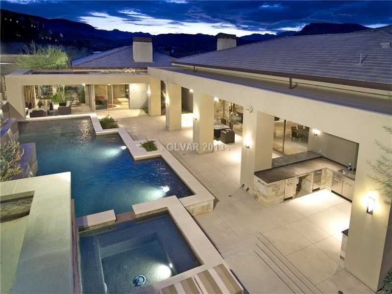 Exterior Back. Covered Patio & Pool Complex