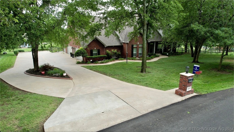 Peaceful, setting on almost an acre.
