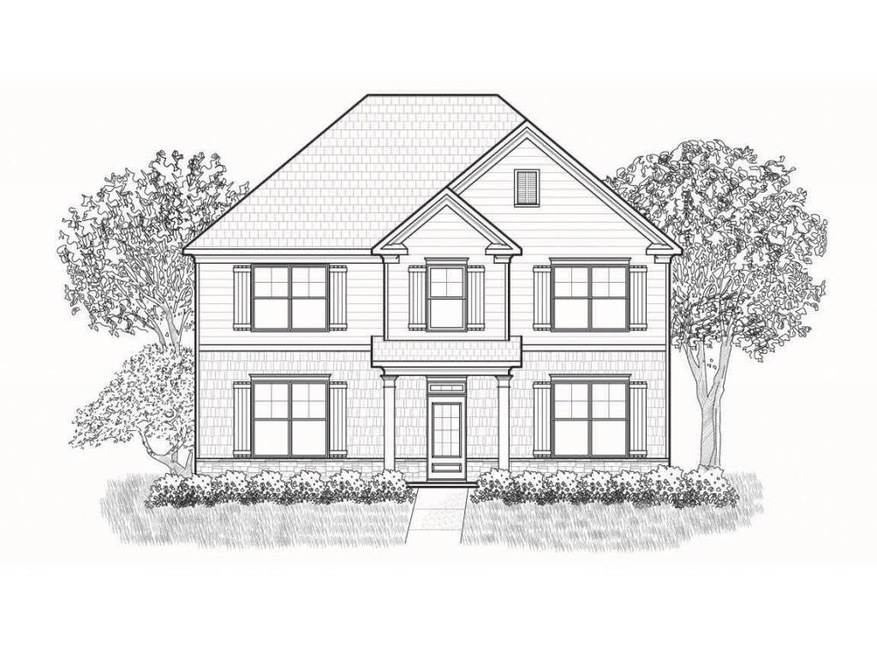 Black & White Rendering of Plan & Elevation
