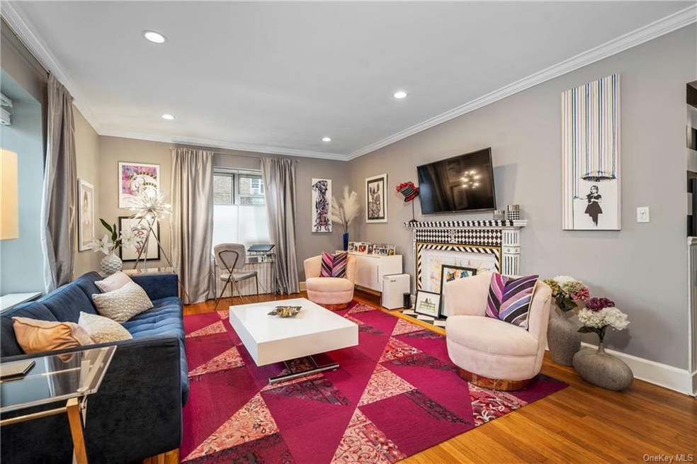 Living room with large windows