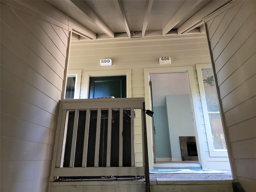 Front door on the 2nd floor.