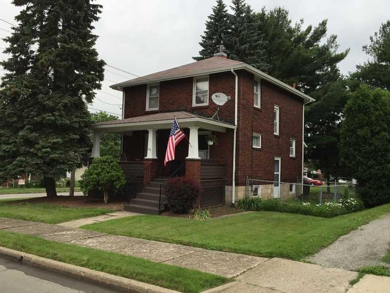 Exterior Front. Well maintained brick 2 story on s