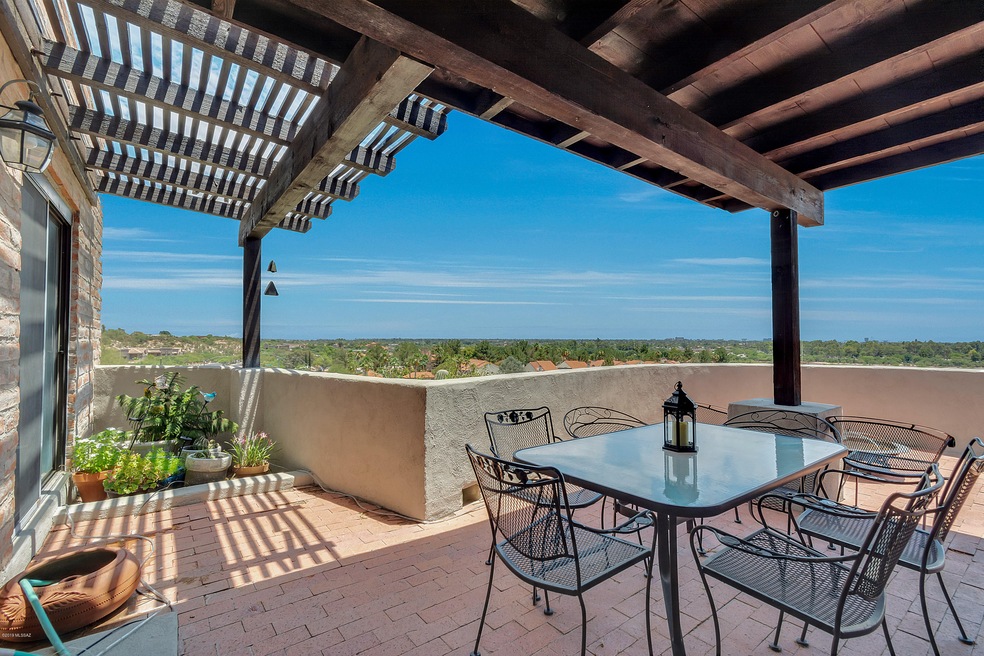 East facing covered patio