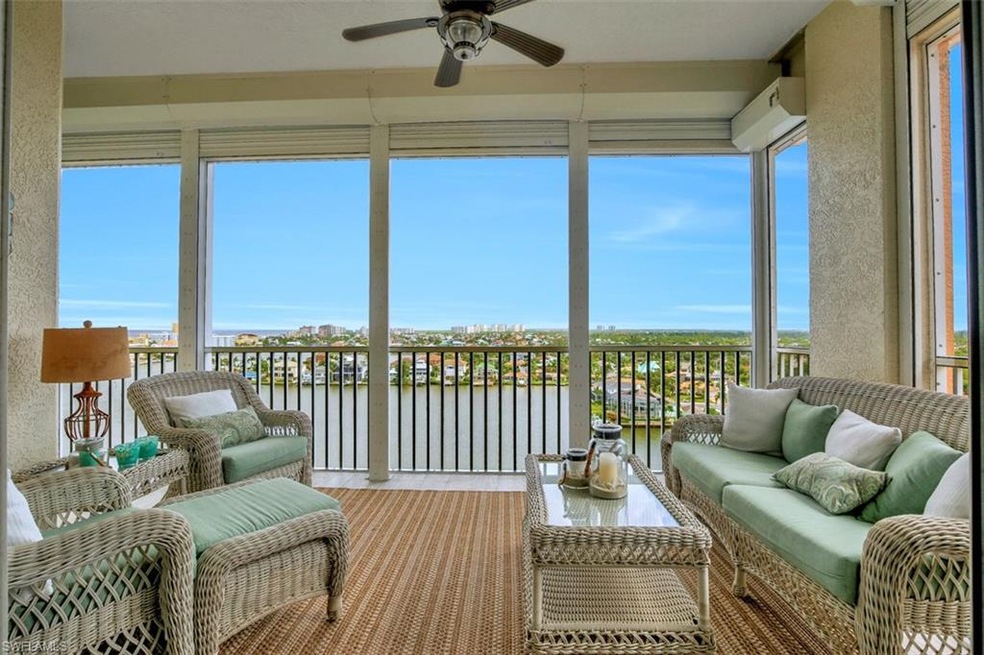 Beautiful views of Vanderbilt Lagoon and Marina be