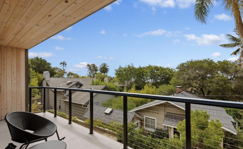 Patio and view