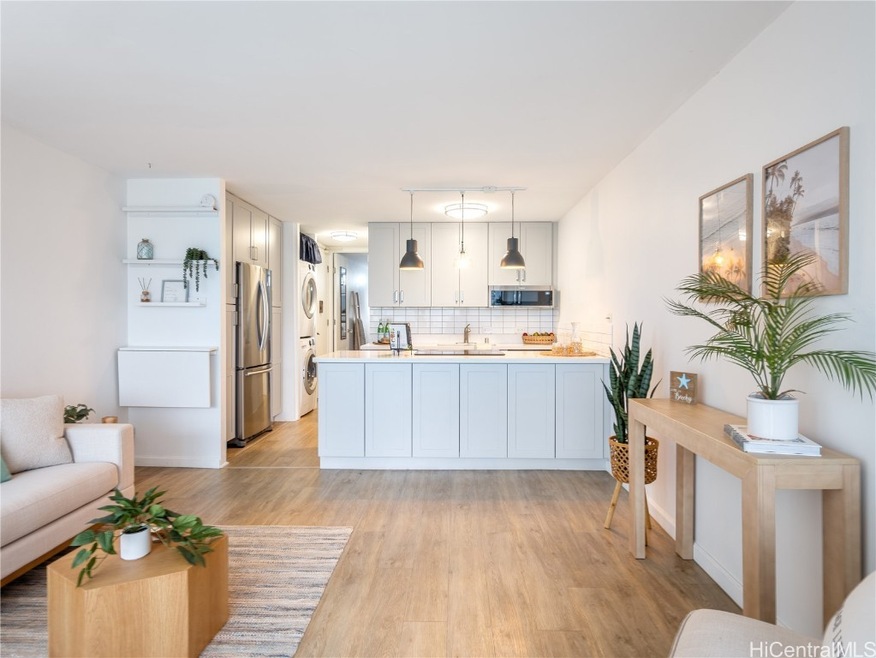 Newly remodeled kitchen with ample storage