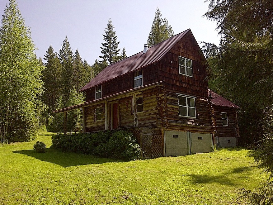 Log Home in the Woods