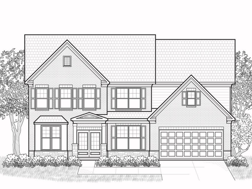 Black & White Rendering of Plan & Elevation.