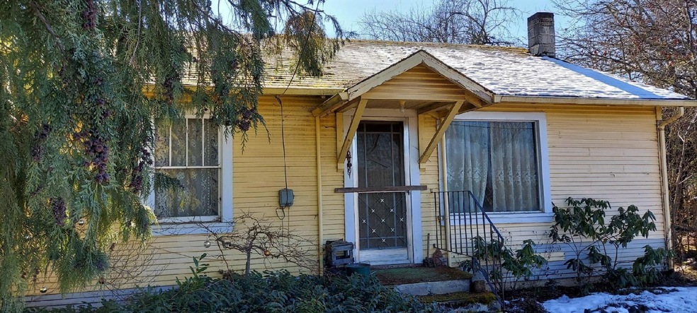 Close up view of front
