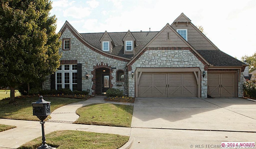 Great curb appeal with a three car garage.