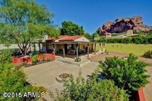Sitting on Camelback Mountain