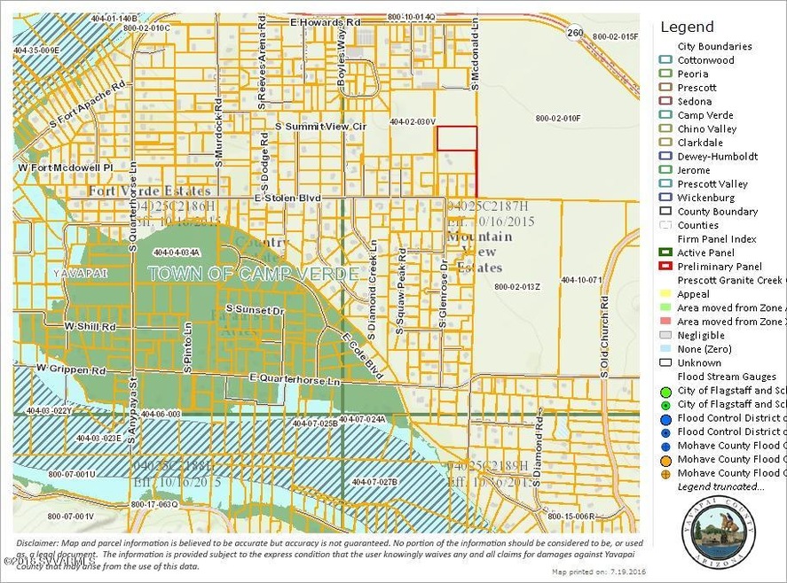 area map