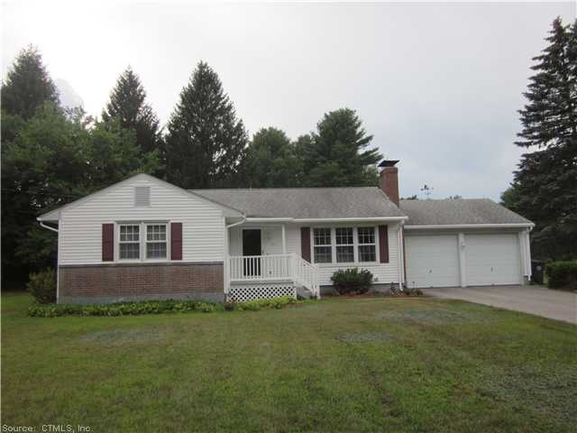 Exterior Front. Vinyl siding, newer roof, waterfro