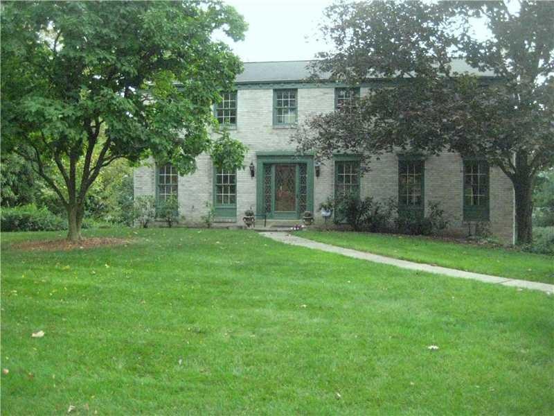 Exterior Front. Well maintained brick Colonial wit