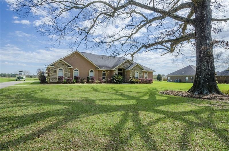 Home sits on .96 of an acre