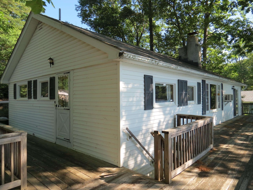 First floor of home with wrap around deck overlooking the water!