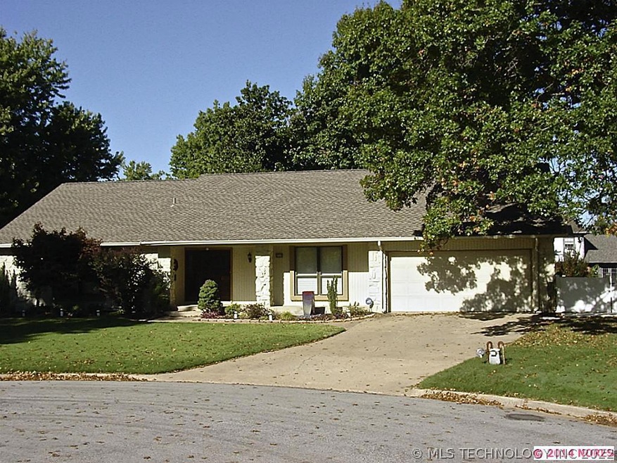 Front Elevation at end of cul-de-sac.