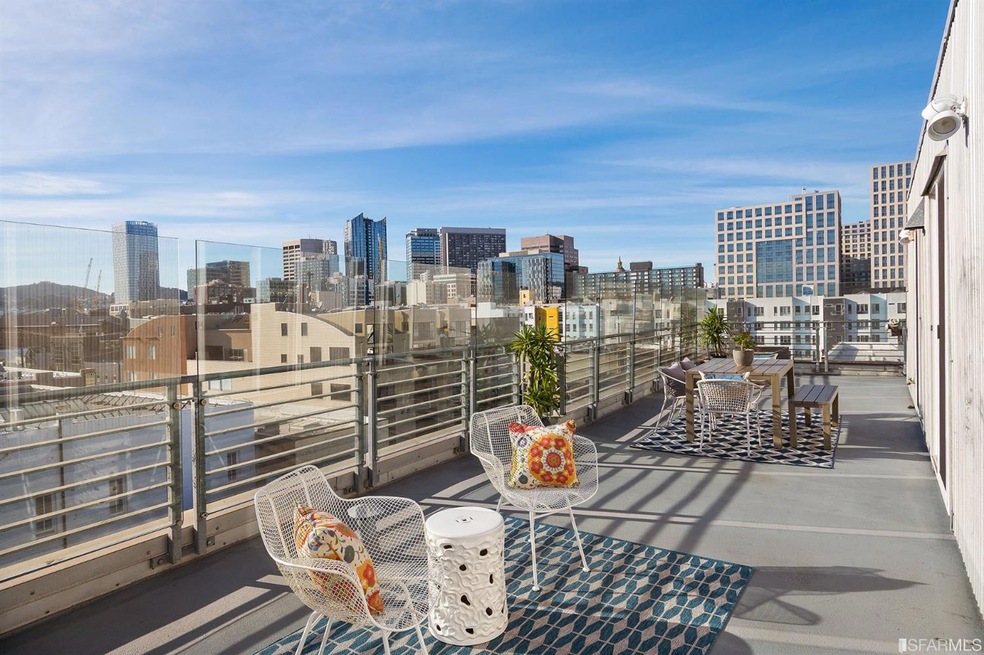 Private deeded roof deck