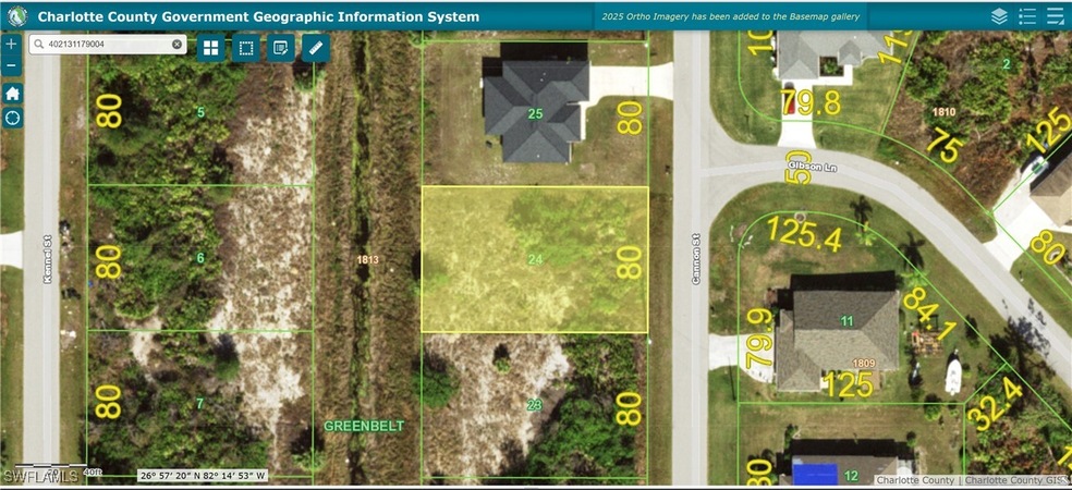 Aerial overview of property's location with proper