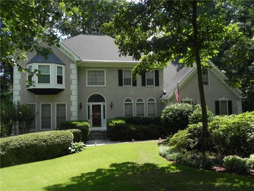 Beautifully landscaped home in quiet neighborhood.