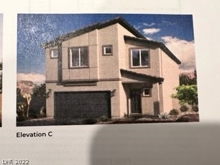 Exterior Elevation.  Note home is a different pain