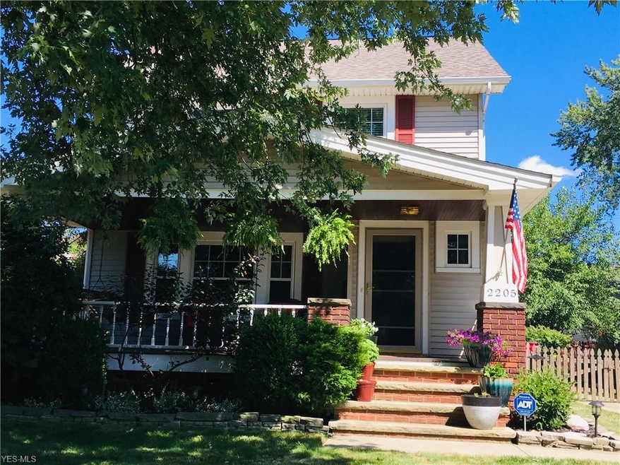 Front View with  new Porch Decking.