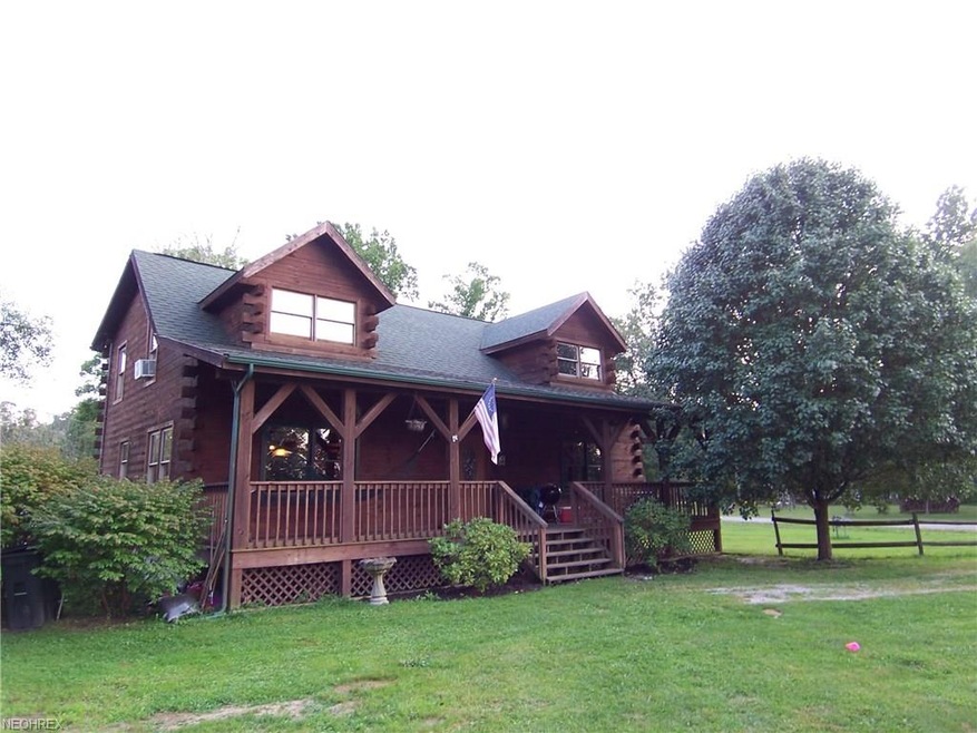 Front View with Large Porch