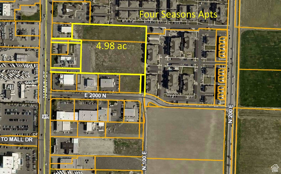 Map / location with property boundaries highlighted