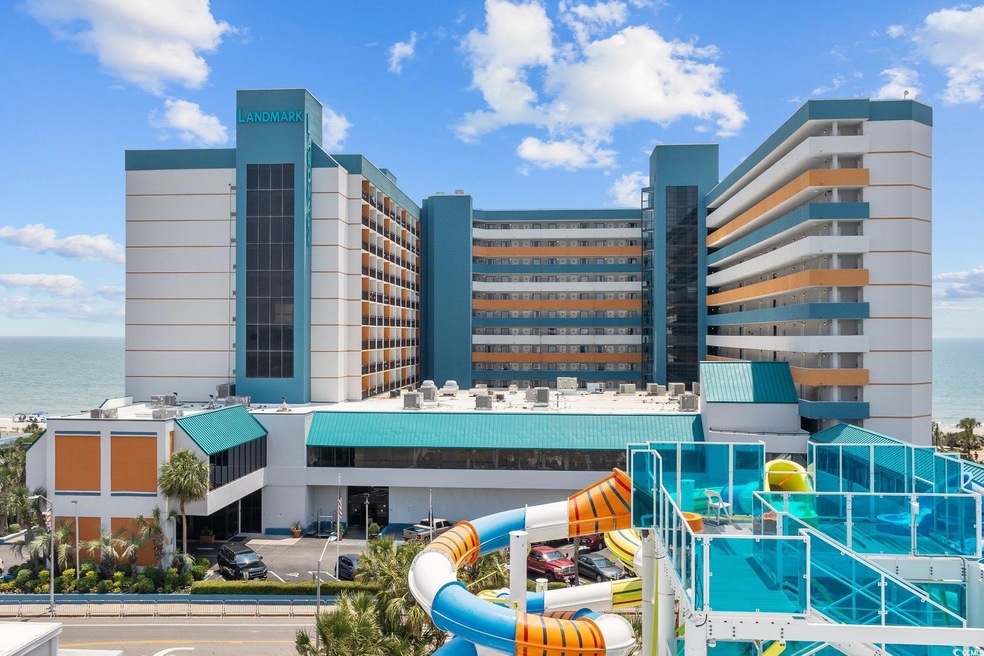 View of building exterior with a water view