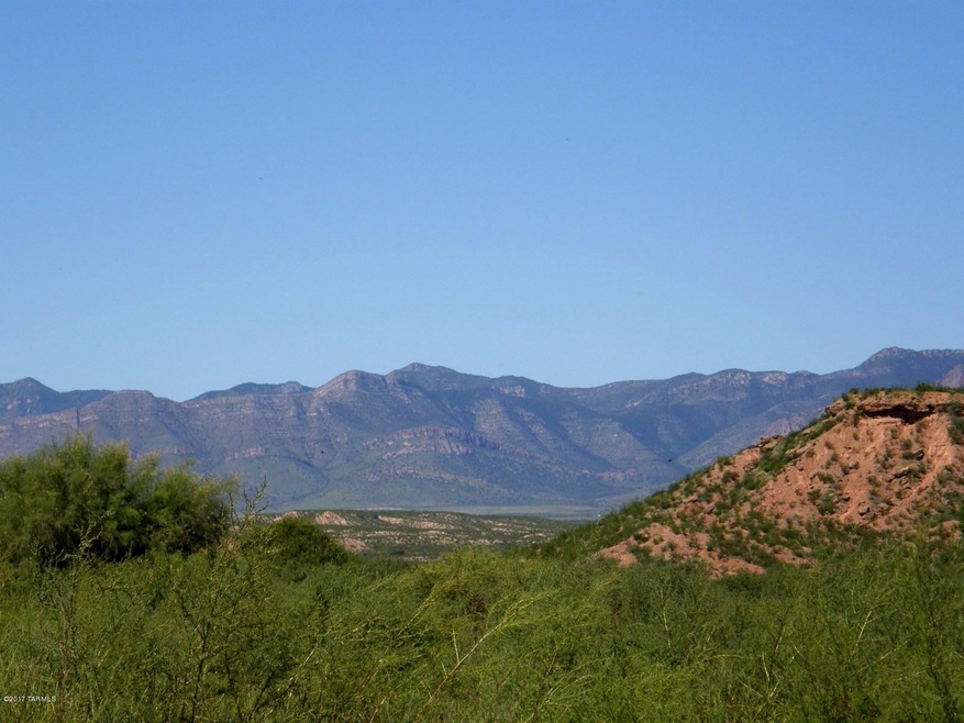 The Whetstone Mountains to the west