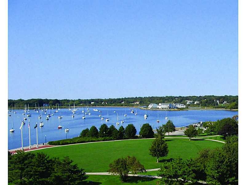 View. Overlooking park and  harbor.