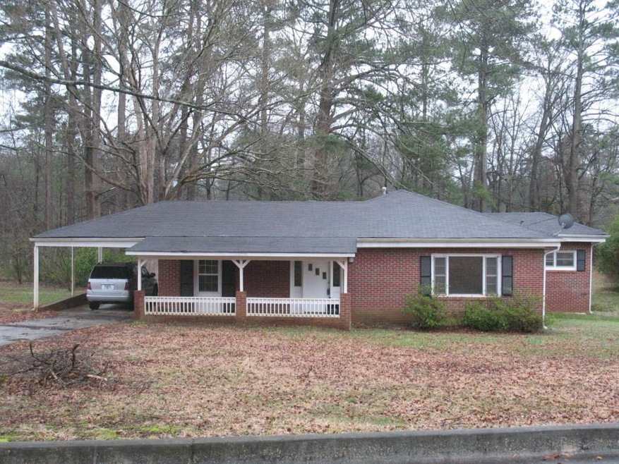 Brick home on 0.4 acres.
