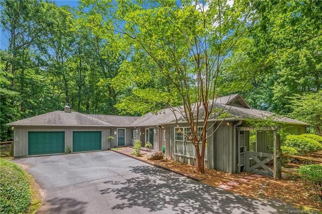 One level home on 4.38 acres, gate on the right le