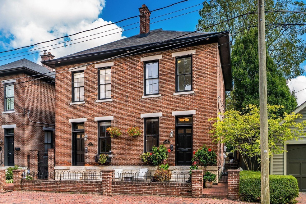 Stately brick double