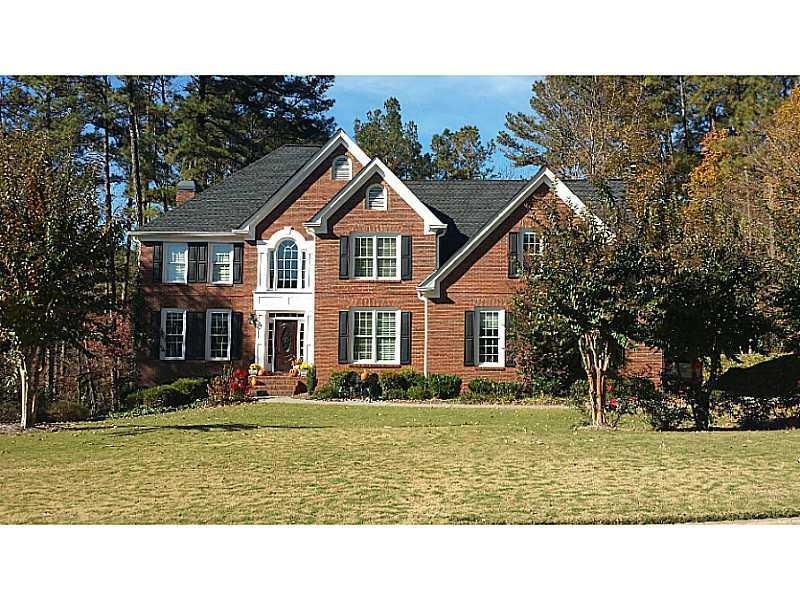 Exterior Front. Gorgeous 3 sided brick Traditional