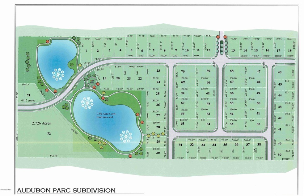 Lot 72 Audubon Parc