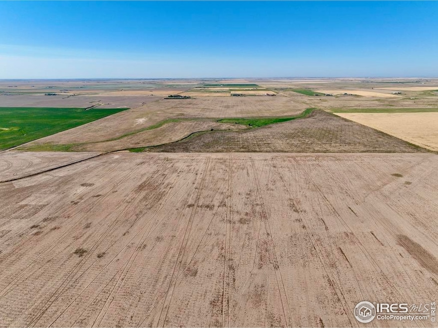 View to the south, showing the draw, and beautiful rolling hills through the land!