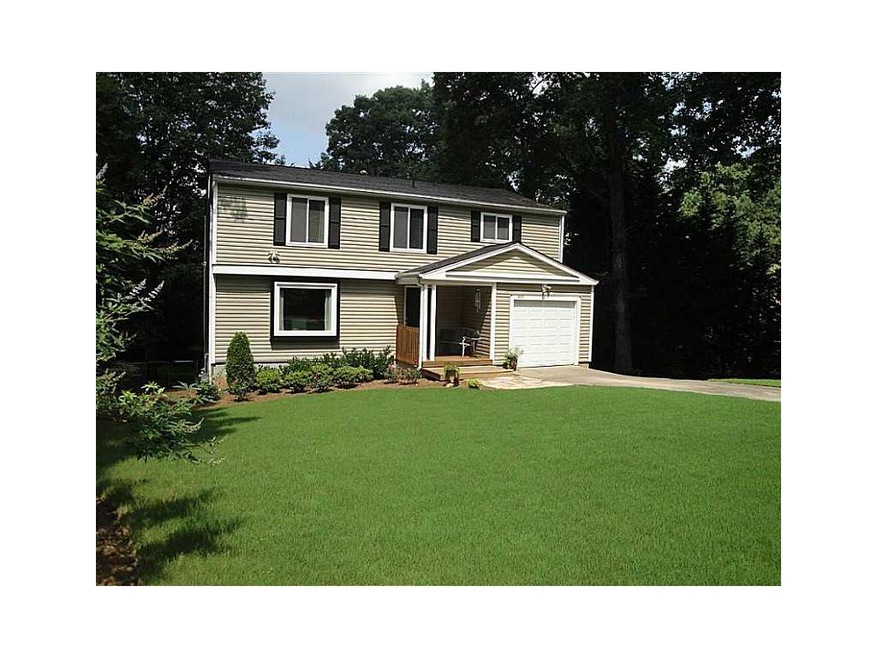 Exterior Front. Home on level private lot!