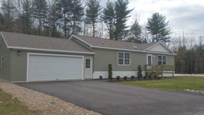 Front Exterior, 2 Car Stick Built Garage